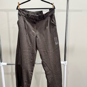 American Eagle Outfitters Dark Gray Wide Leg Pants